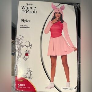 Disney Pink Piglet Hooded Dress